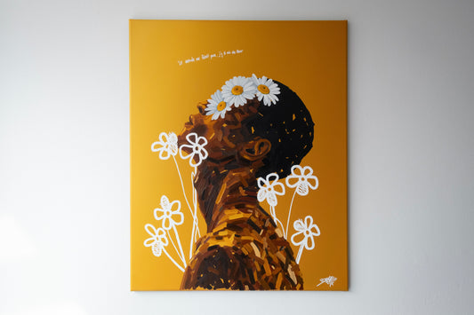 'Le monde me faisait peur, j'y ai mis des fleurs'